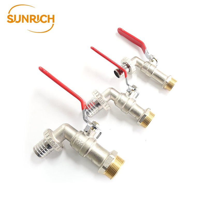 custom brass stainless steel bib tap faucet forged plumbing garden beer wall machine water wash 50mm 10mm pipe size copper