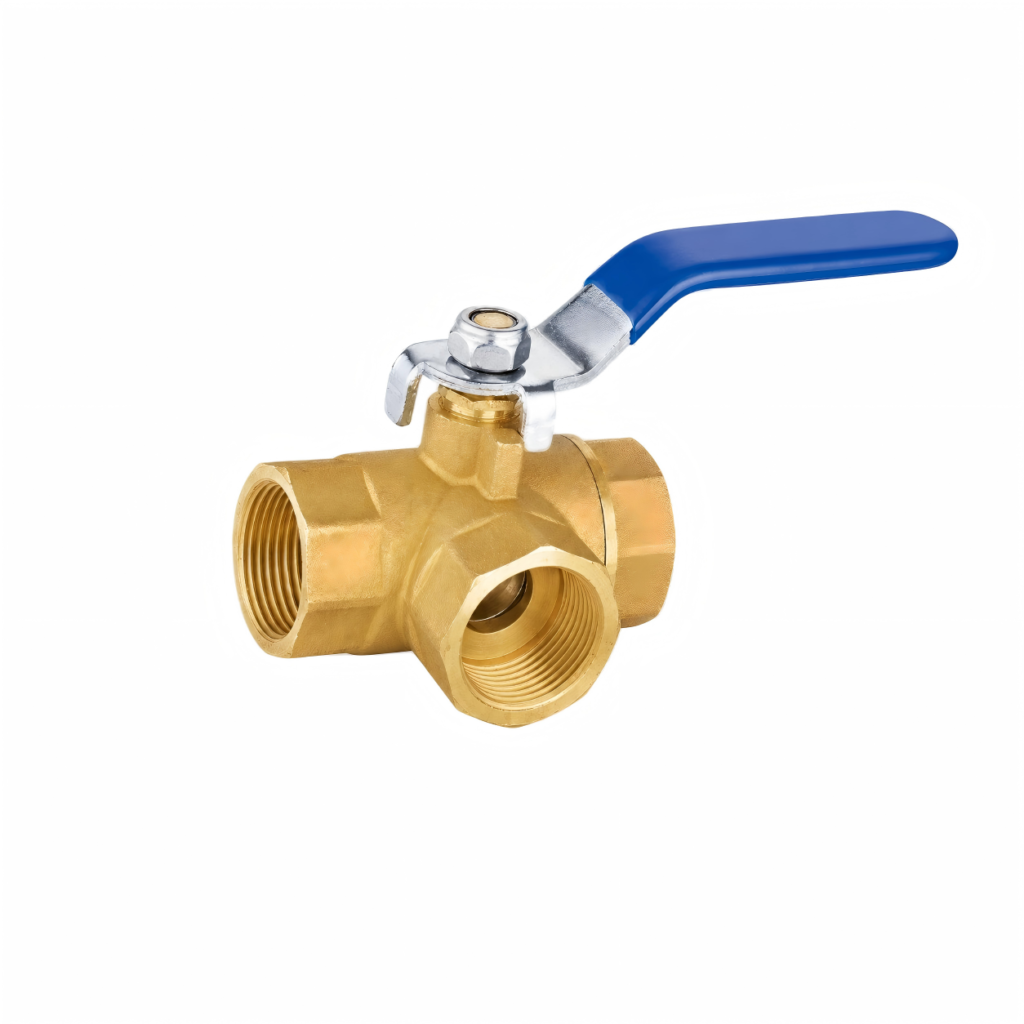 3 way brass ball valve