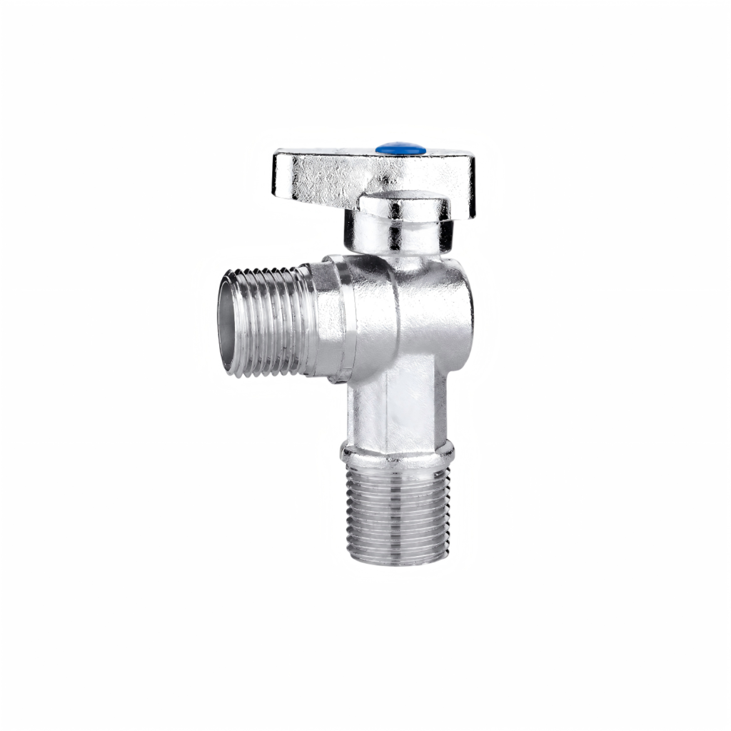 brass ball core angle valve (plated)