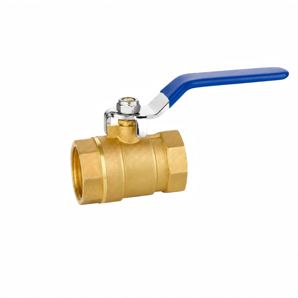 Brass Ball Valve with Steel HandleBrass Ball Valve with Steel Handle