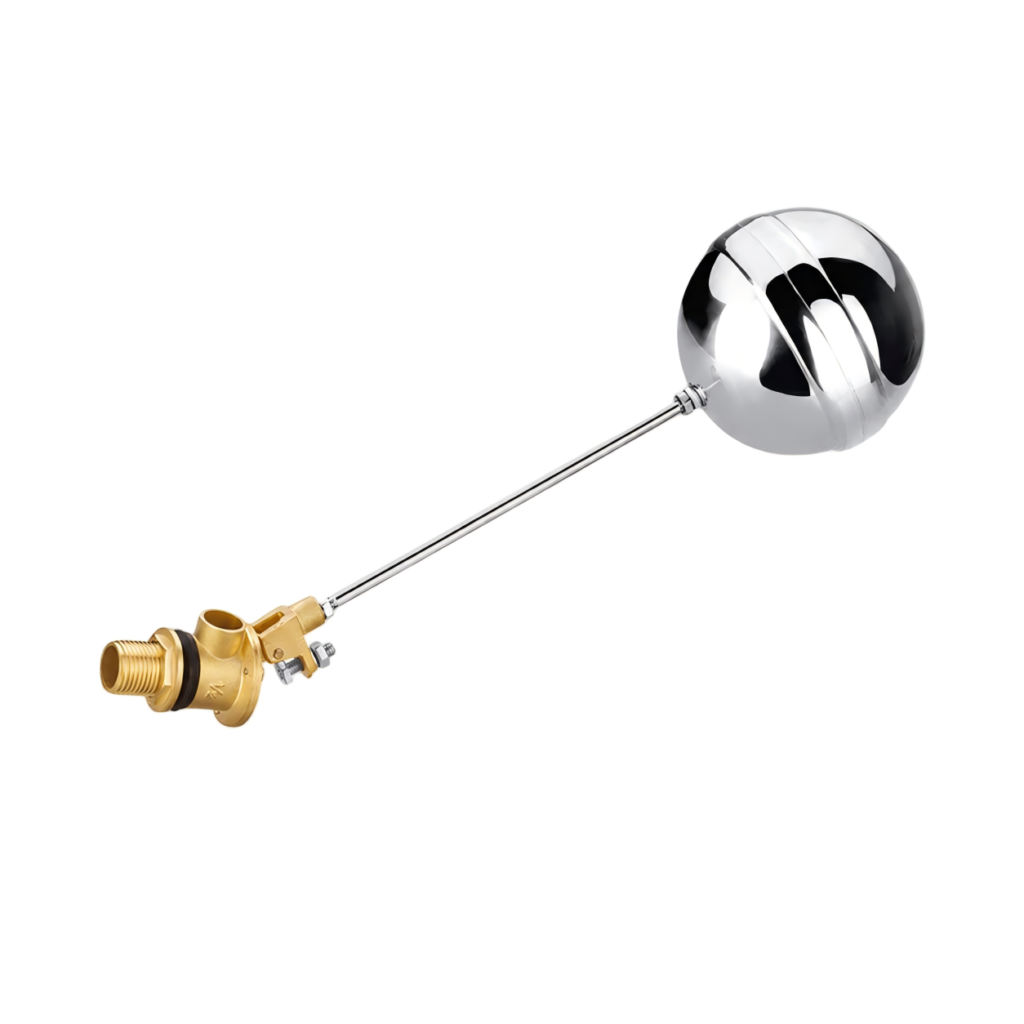 brass plastic ball float valve with stainless steel ball