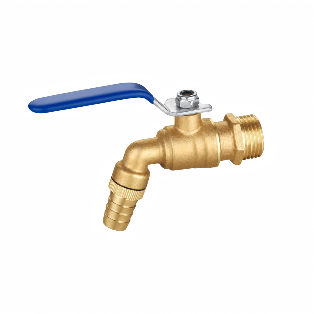 brass three way water faucet
