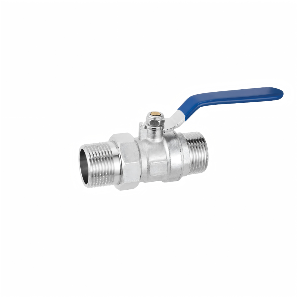 Brass double outer wire union ball valve