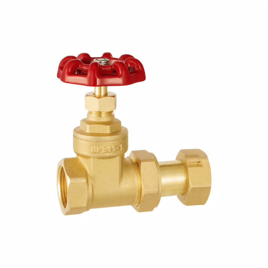 brass water meter gate valve (full bore)