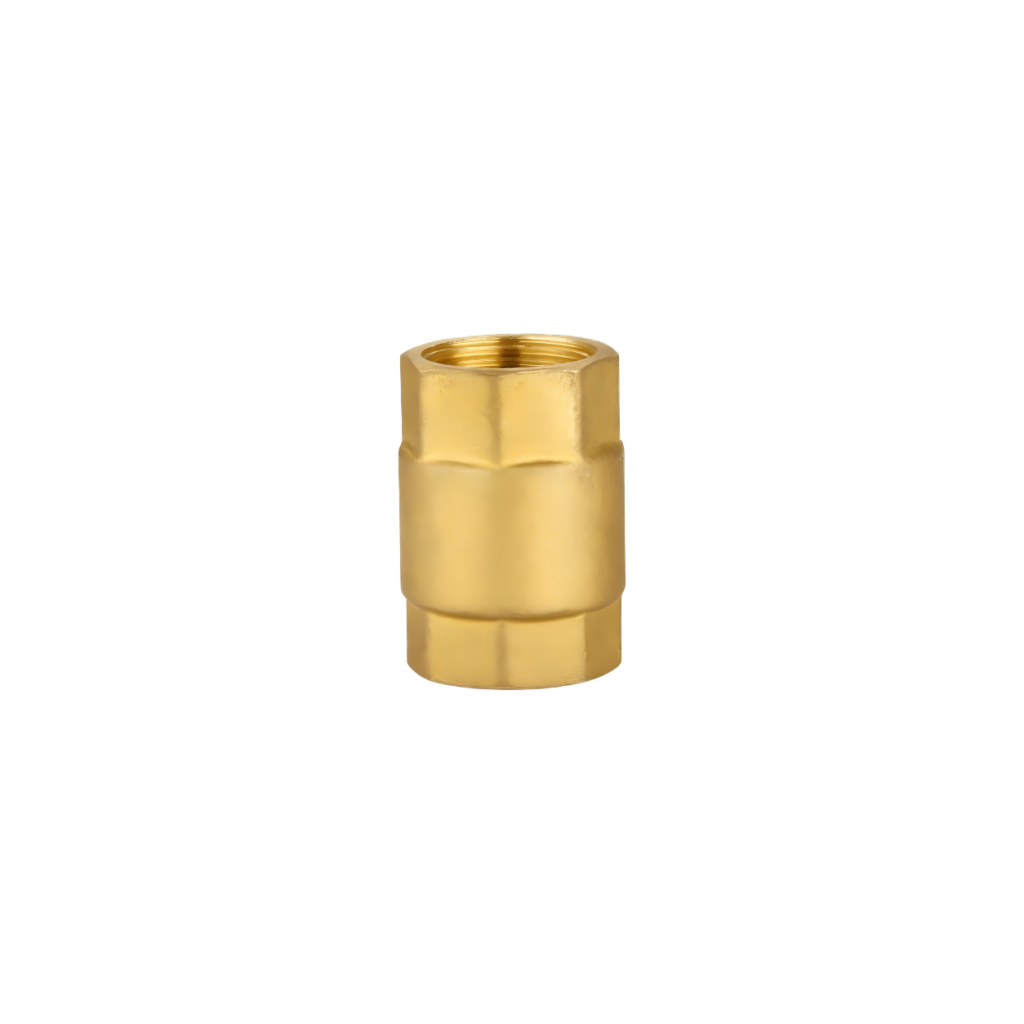 one piece brass vertical check valve