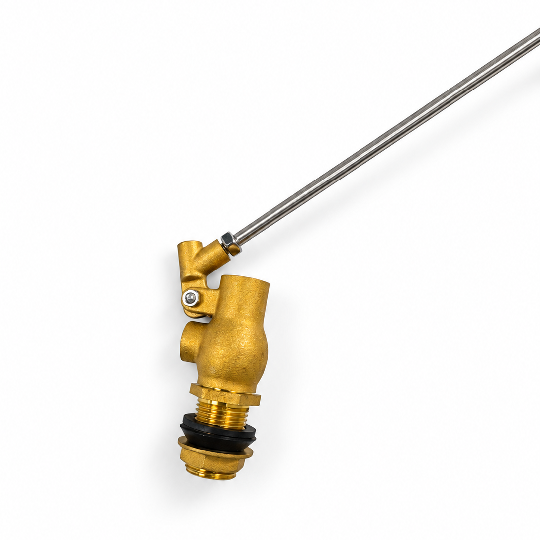 Brass Adjustable Float Valve with Stainless Steel Ball - Image 3