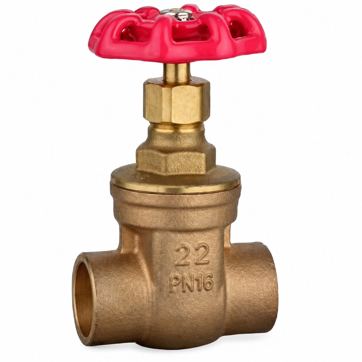 Non-Rising Stem Bronze Gate Valve with Solder Ends PN16
