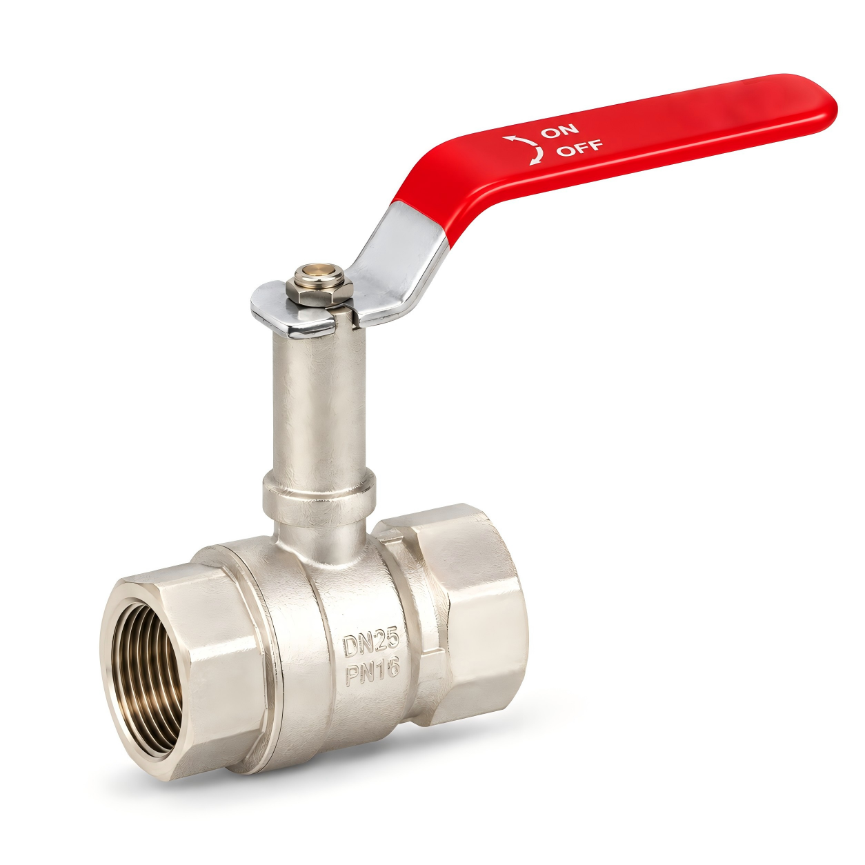 Full Bore Brass Ball Valve with Female Threaded Ends – PN16 / PN25
