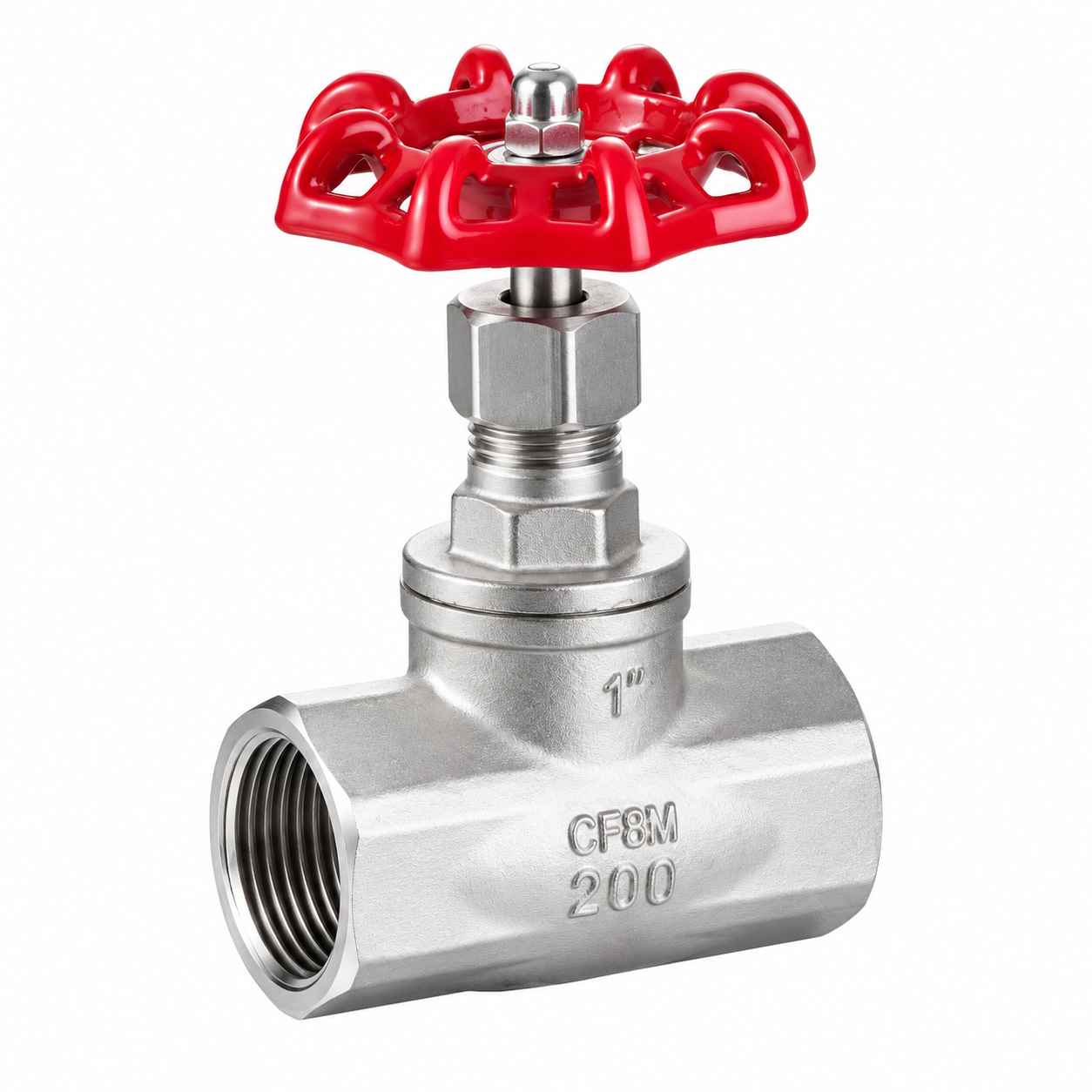 Stainless Steel Threaded Globe Valve with Handwheel – 1.6 MPa